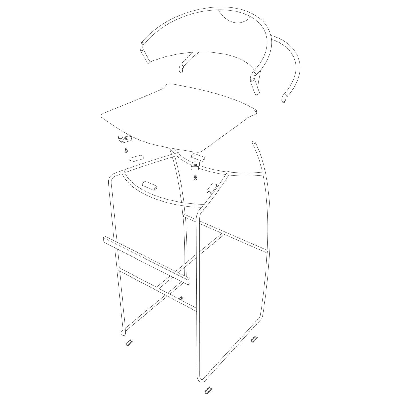 Juliette - Bar stool - Baleri Italia